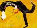 Hommage à Gogol Design pour rideau pour le festival Gogol contemporain Marc Chagall